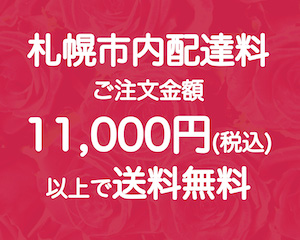 【札幌市内全域】送料・代引手数料無料