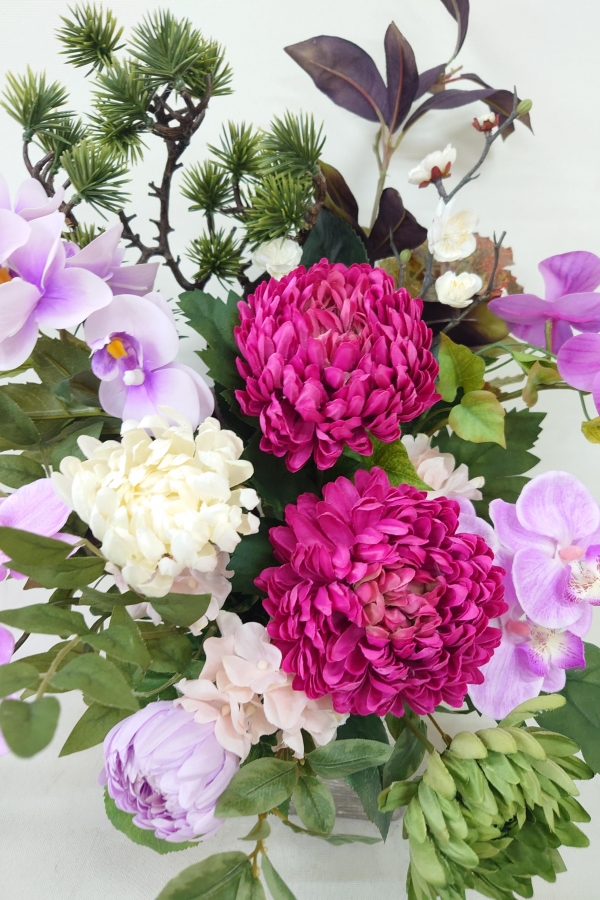 1月お届けのレンタルフラワーの一部のご紹介