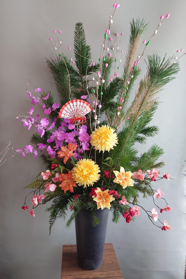 お正月用のディスプレイ