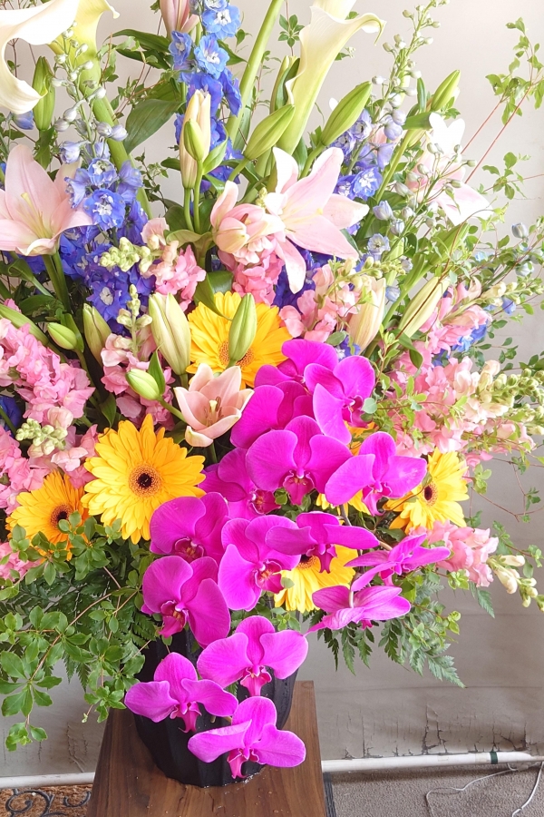 明日お届けの演台装花
